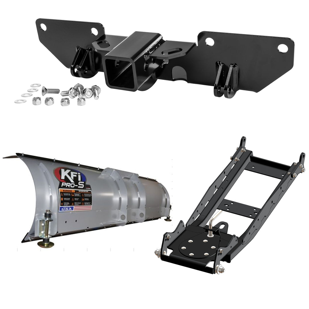 KFI UTV Snow Plow Kit For Tracker 800SX/Crew 2020-2023-72" Steel Blade - 105072