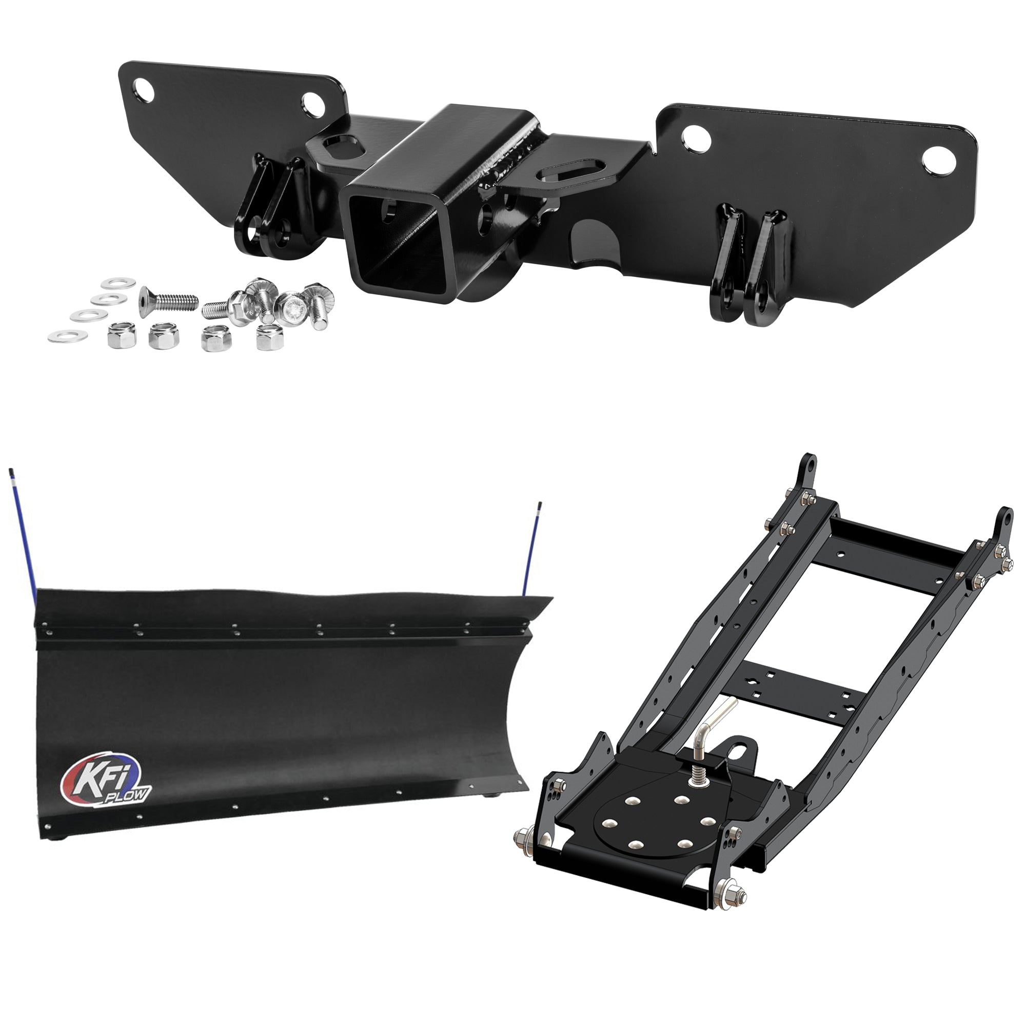 KFI UTV Snow Plow Kit For Arctic Cat Prowler Pro Crew 2019-2023-60" Pro-Poly Blade - 105860