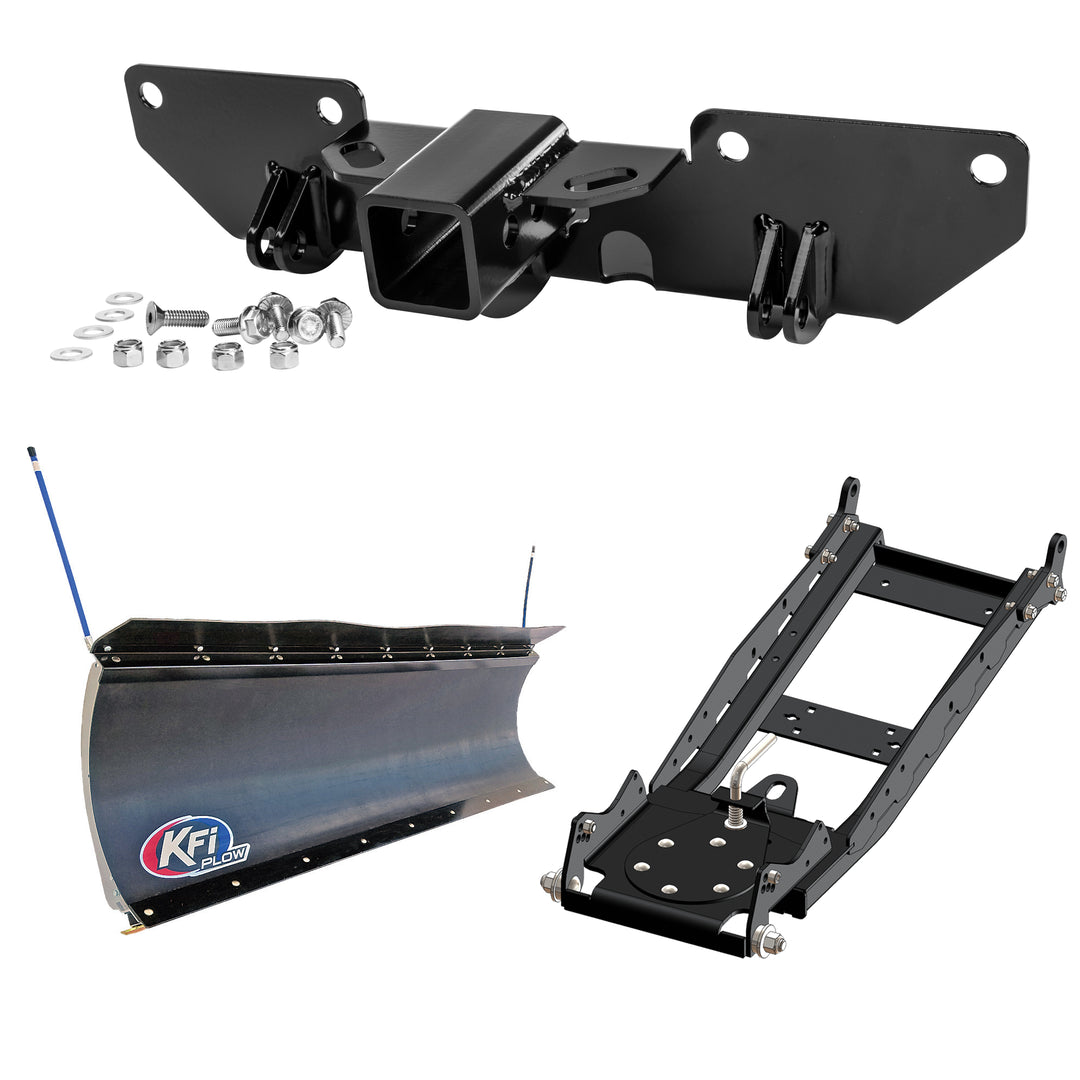 KFI UTV Snow Plow Kit For Tracker 800SX/Crew 2020-2023-66" Pro-Poly Blade - 105866