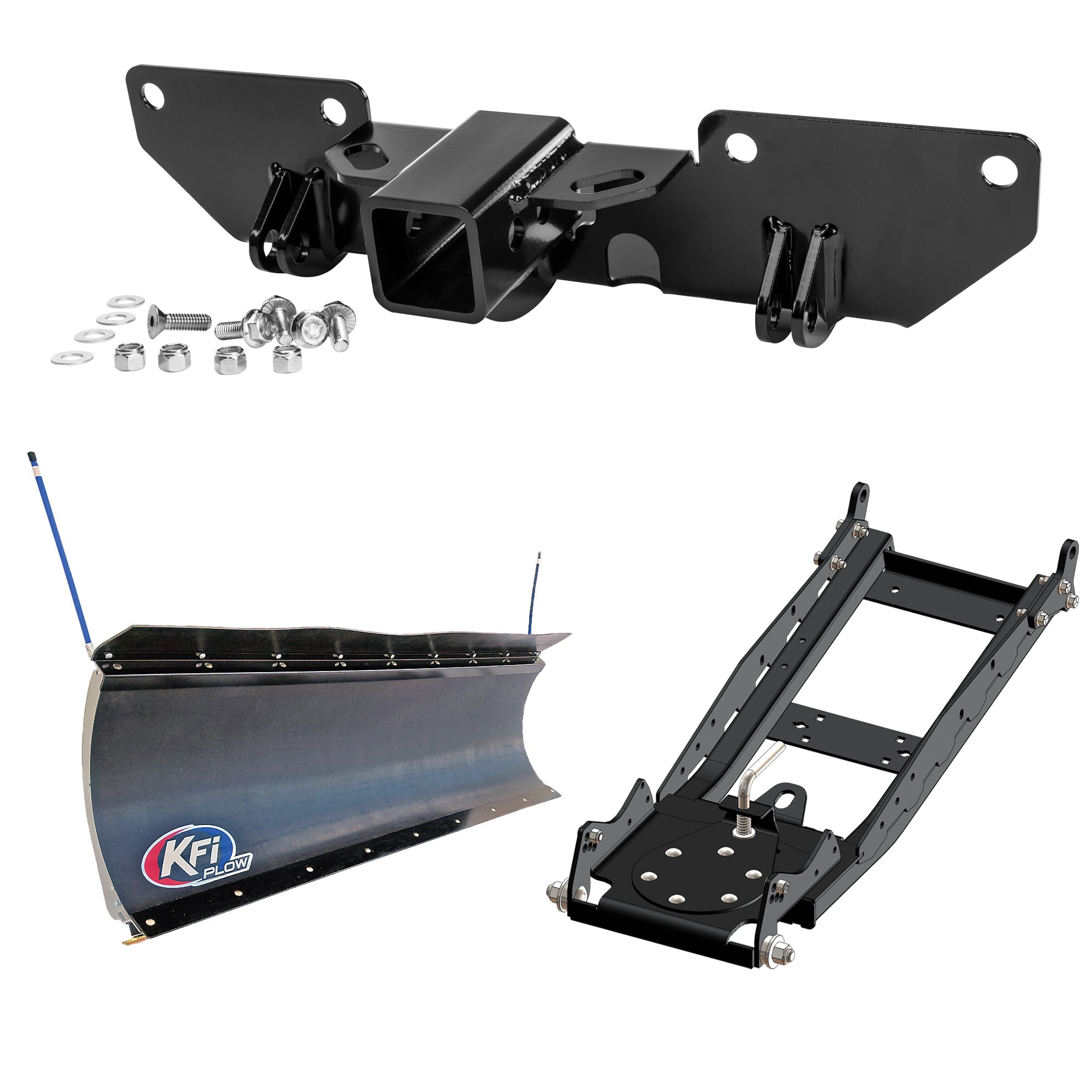 KFI UTV Snow Plow Kit For Arctic Cat Prowler Pro Crew 2019-2023-72" Pro-Poly Blade - 105872