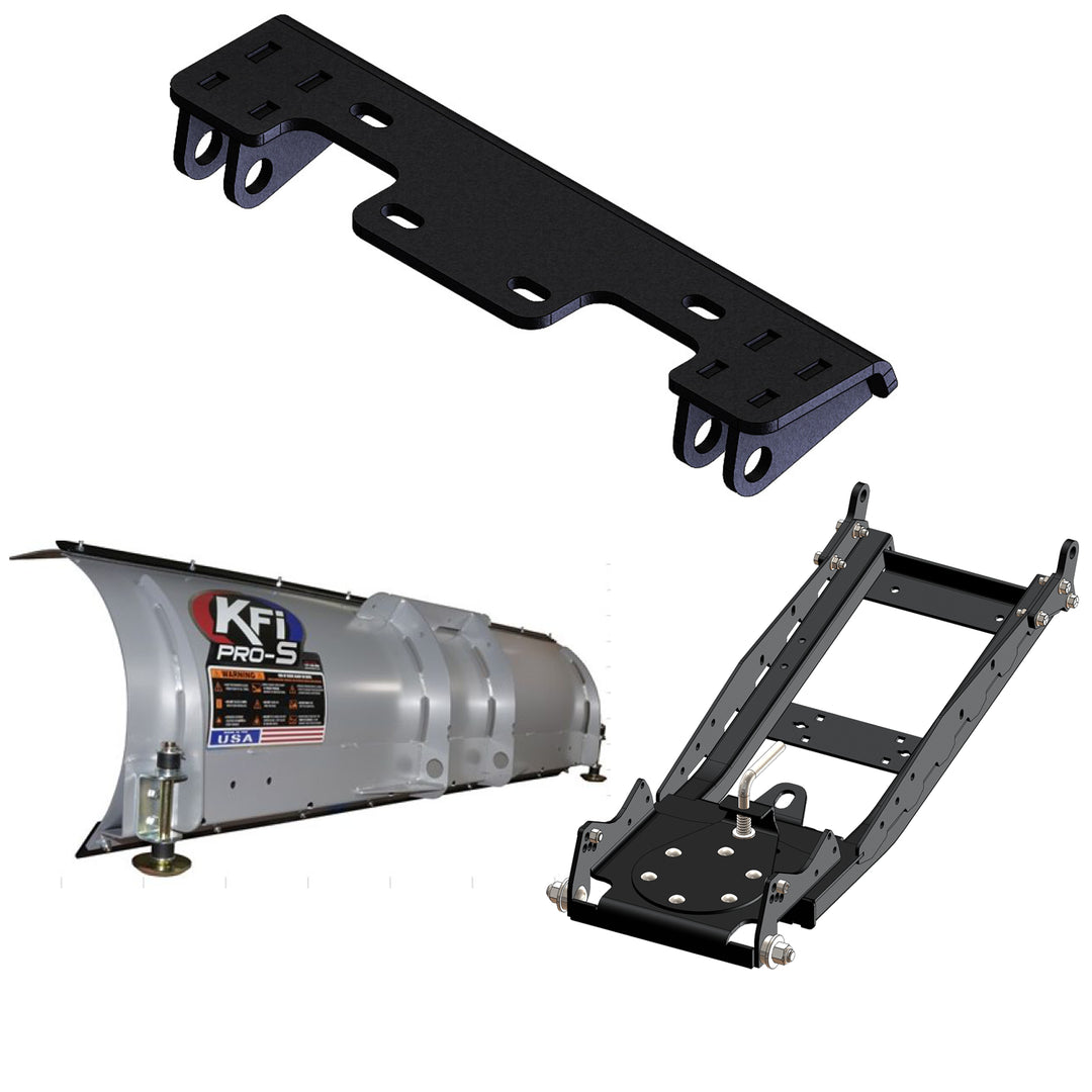 KFI UTV Snow Plow Kit For Bennche T-Boss 750 2019-2023-66" Steel Blade - 105066