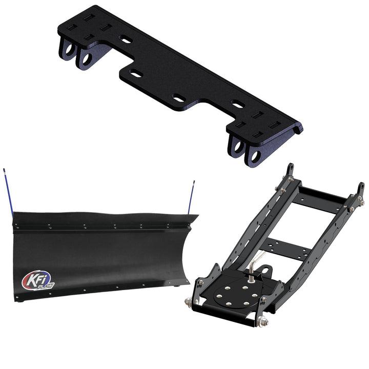 KFI UTV Snow Plow Kit For Bennche T-Boss 750 2019-2023-60" Pro-Poly Blade - 105860