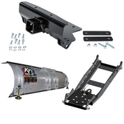 KFI UTV Snow Plow Kit For Kawasaki Mule PROMX KAF700 EPS 2019-2023-66" Steel Blade - 105066
