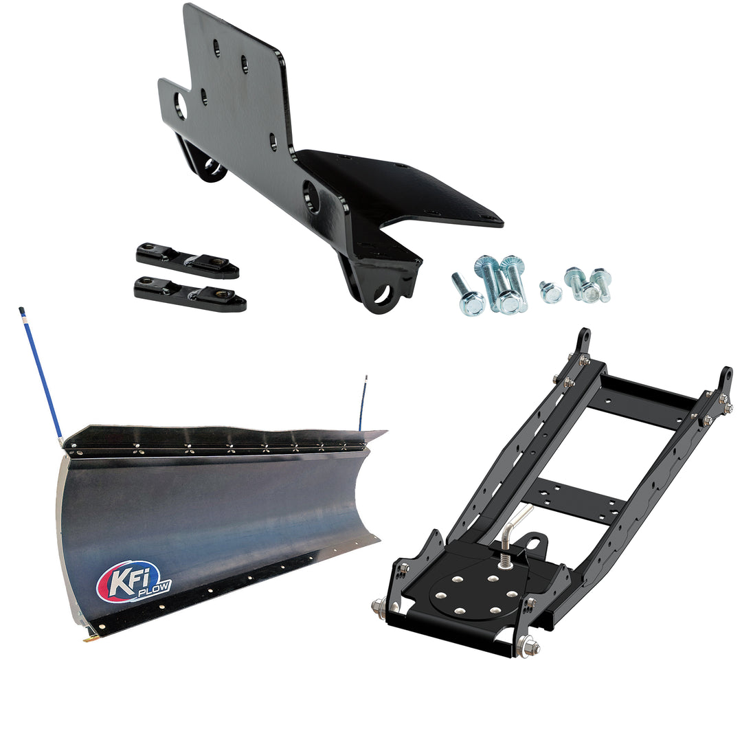 KFI UTV Snow Plow Kit For CF-Moto UFORCE 1000/XL 2019-2023-72" Pro-Poly Blade - 105872
