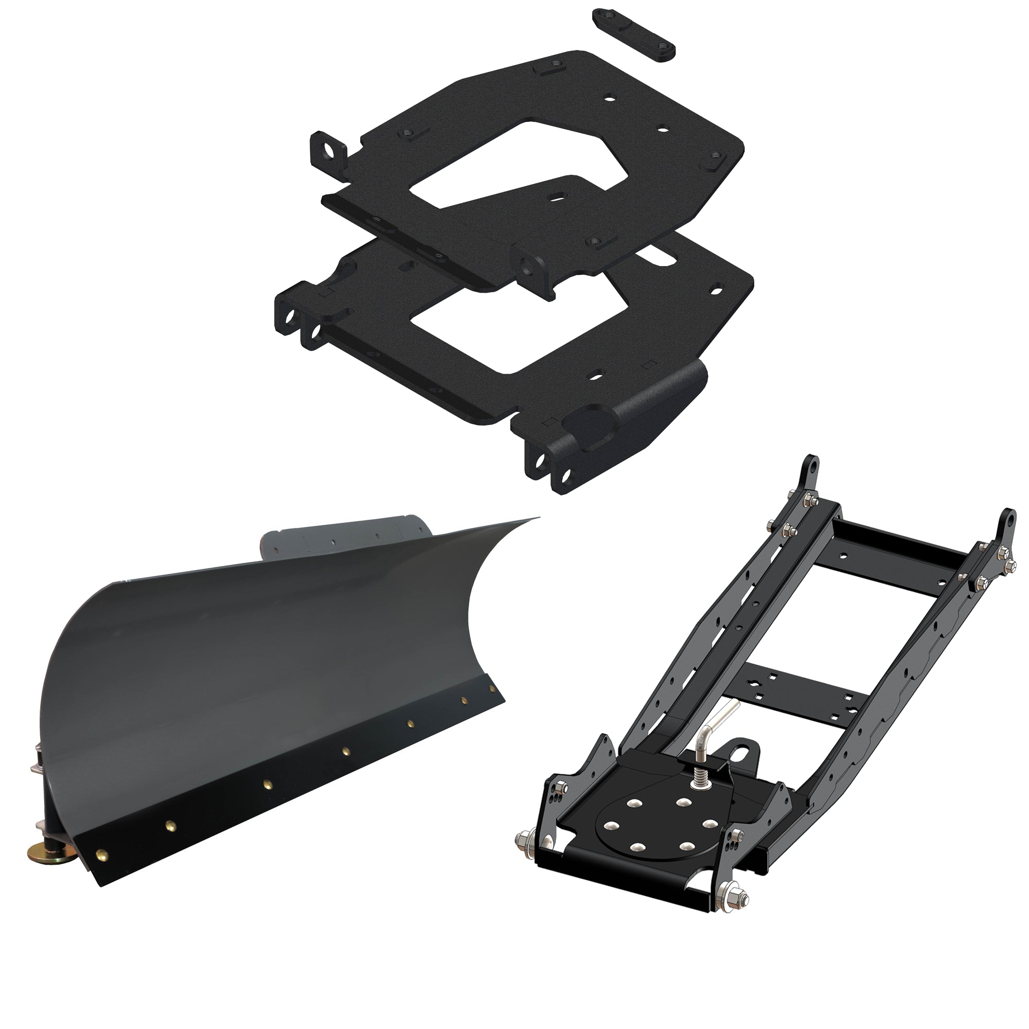 KFI UTV Snow Plow Kit For Polaris General XP/XP 4 1000 2020-2024-60" Steel Blade - 105060