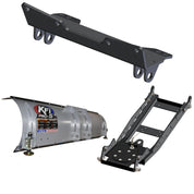 KFI UTV Snow Plow Kit For Polaris Ranger Crew 1000 2024-72" Steel Blade - 105072
