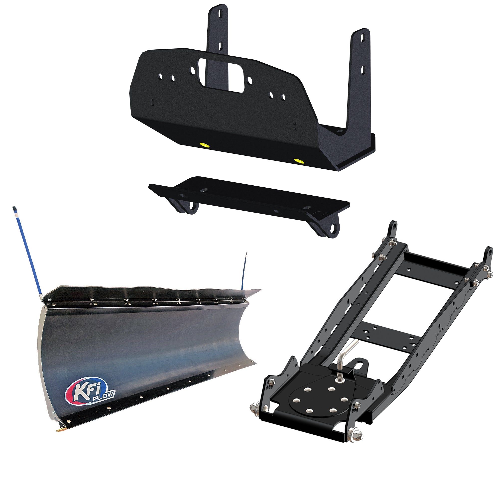 KFI UTV Snow Plow Kit For CF-Moto ZFORCE 950 Sport Canada Only 2022-72" Pro-Poly Blade - 105872
