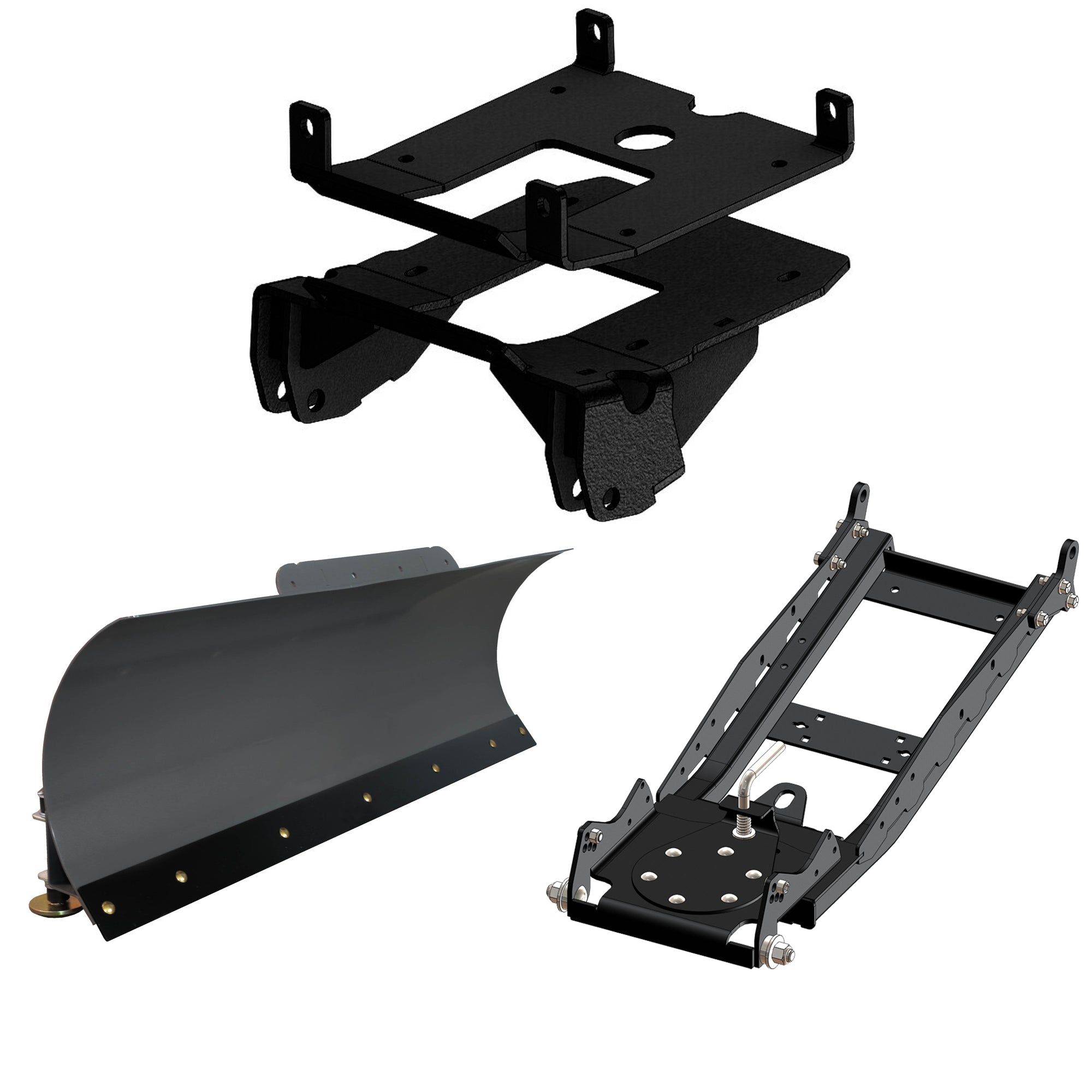 KFI UTV Snow Plow Kit For Polaris RZR Pro R/XP/4 2020-2023-60" Steel Blade - 105060