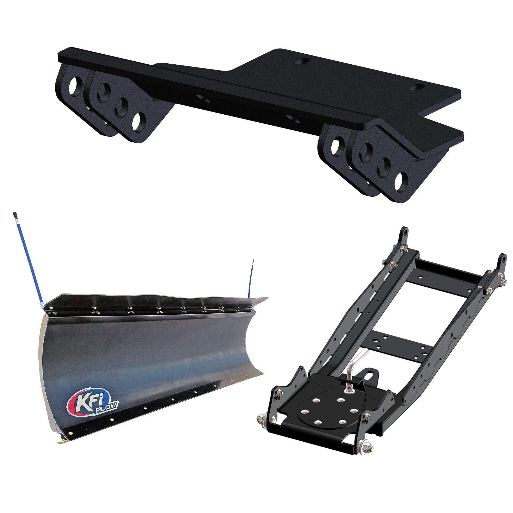 KFI UTV Snow Plow Kit For Intimidator GC1K Crew 2019-2021-72" Pro-Poly Blade - 105872