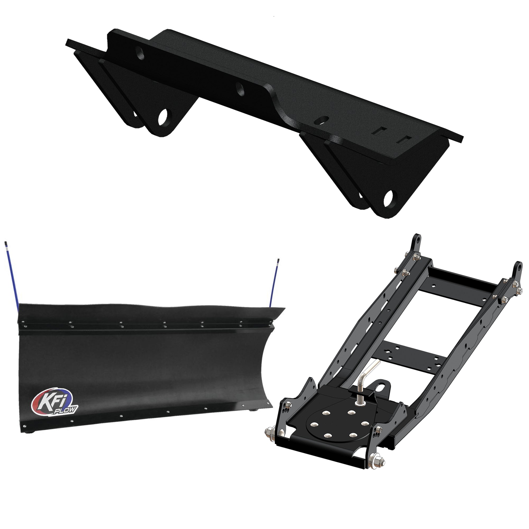 KFI UTV Snow Plow Kit For Kawasaki Teryx KRX/KRX4 1000 2020-2023-60" Pro-Poly Blade - 105860