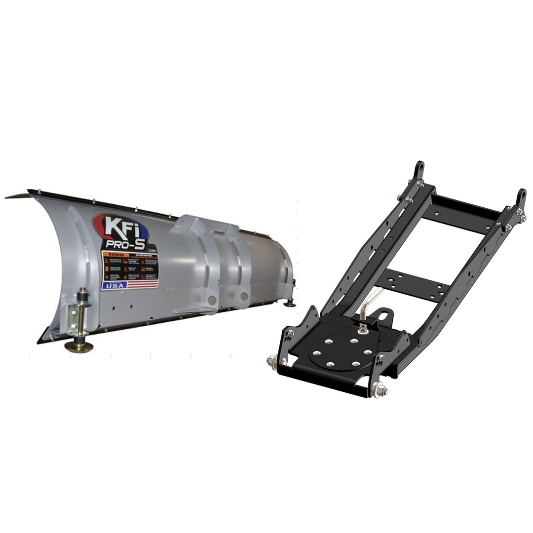 KFI UTV Snow Plow Kit For Cub Cadet Challenger MX 550/750 2019-66" Steel Blade - 105066