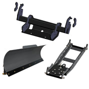 KFI UTV Snow Plow Kit With Glacier Mount For Polaris Ranger XP1000 NorthStar TB 2018-2023-60" Steel Blade - 105060