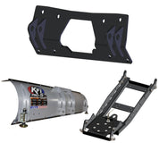 KFI UTV Snow Plow Kit For Polaris Ranger Crew SP 570 2022-2023-72" Steel Blade - 105072