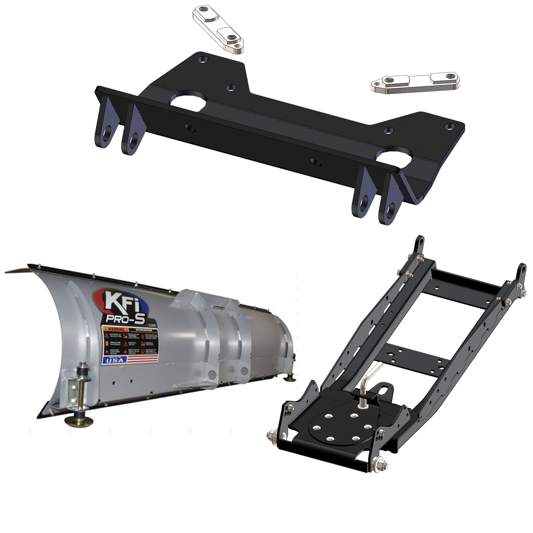 KFI UTV Snow Plow Kit For CF-Moto UFORCE 600 2021-2023-66" Steel Blade - 105066