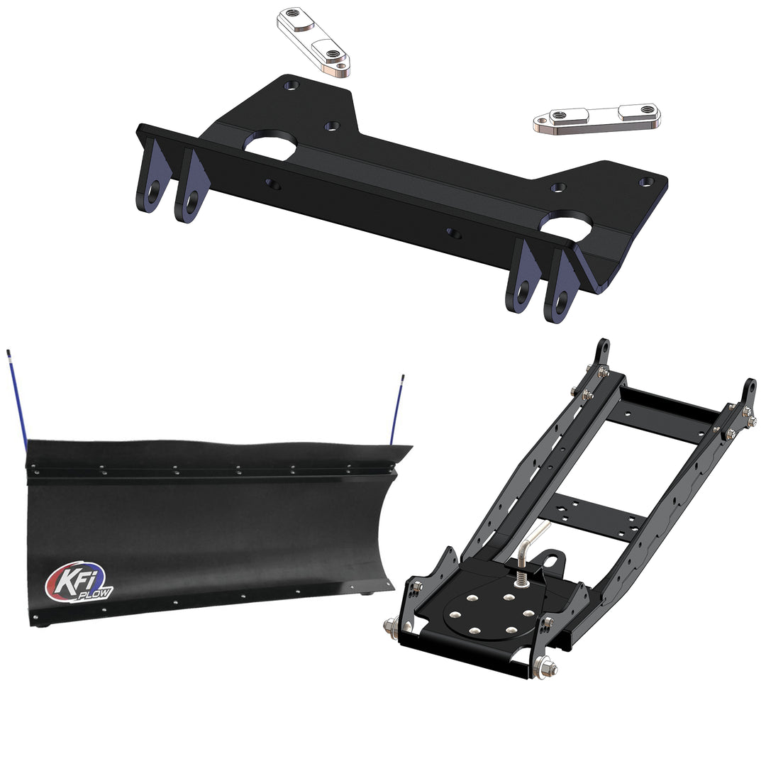 KFI UTV Snow Plow Kit For CF-Moto UFORCE 600 2021-2023-60" Pro-Poly Blade - 105860