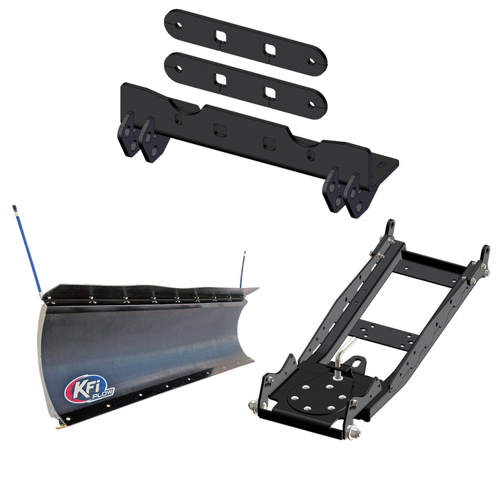 KFI UTV Snow Plow Kit For Coleman Outfitter 550x-66" Pro-Poly Blade - 105866