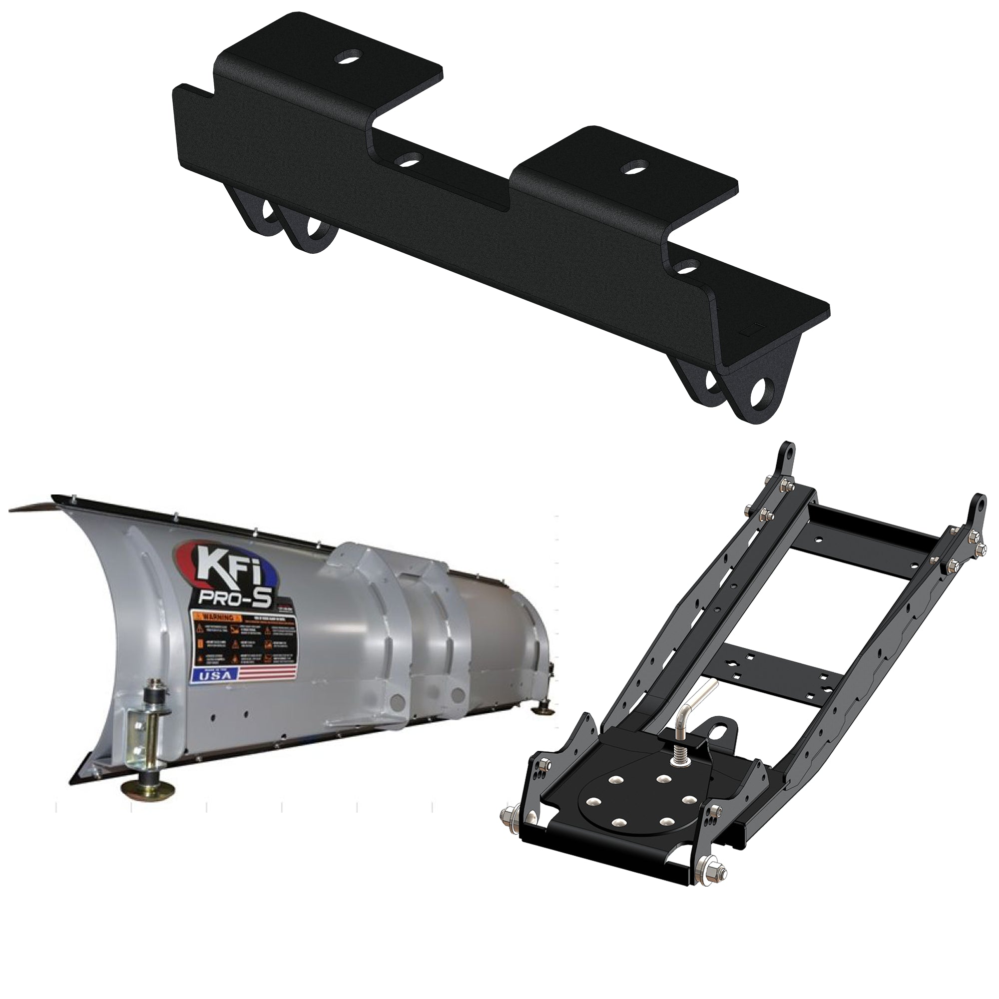 KFI UTV Snow Plow Kit For Odes UTVs Dominator 800 2017-2021-72" Steel Blade - 105072