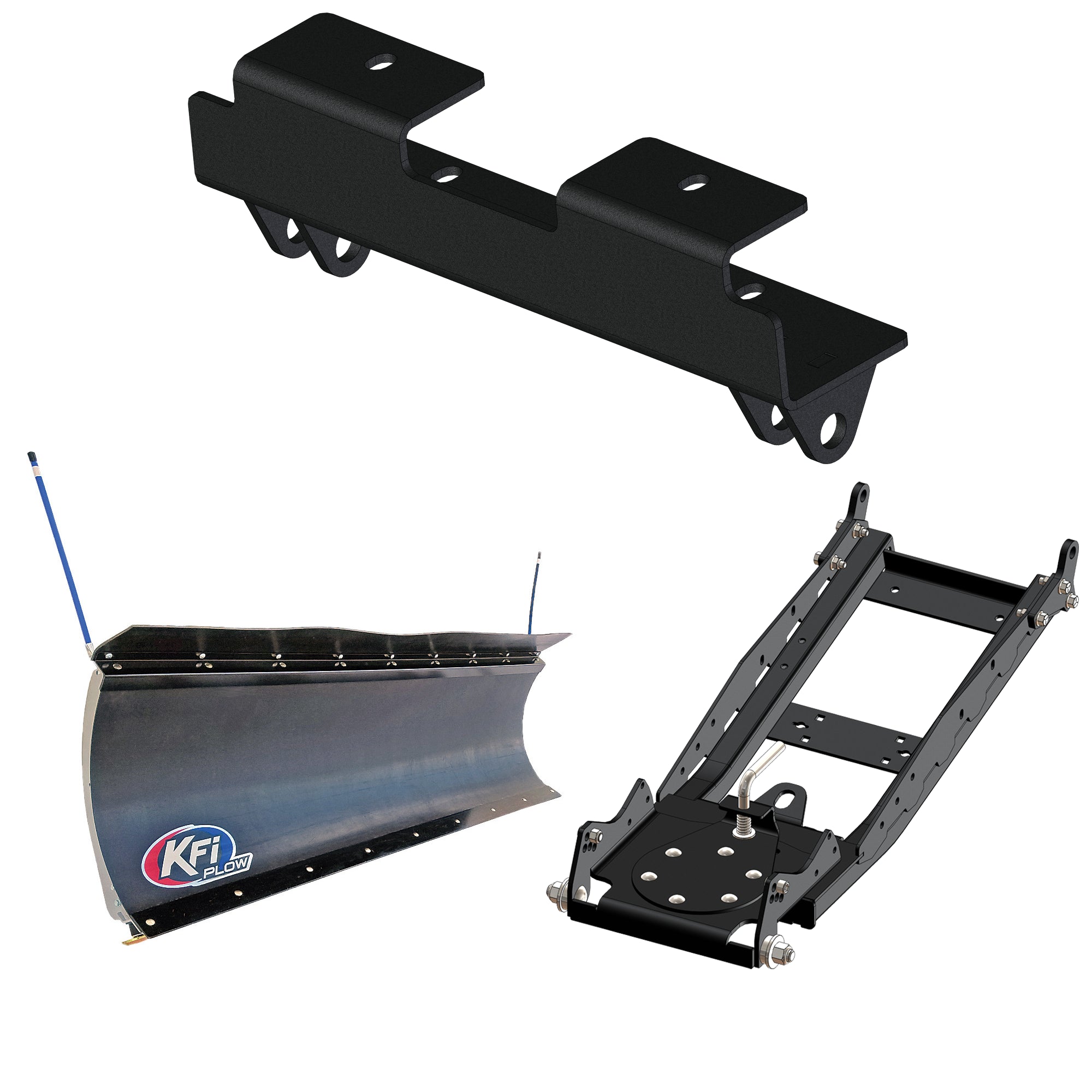 KFI UTV Snow Plow Kit For Odes UTVs Dominator 800 2017-2021-66" Pro-Poly Blade - 105866