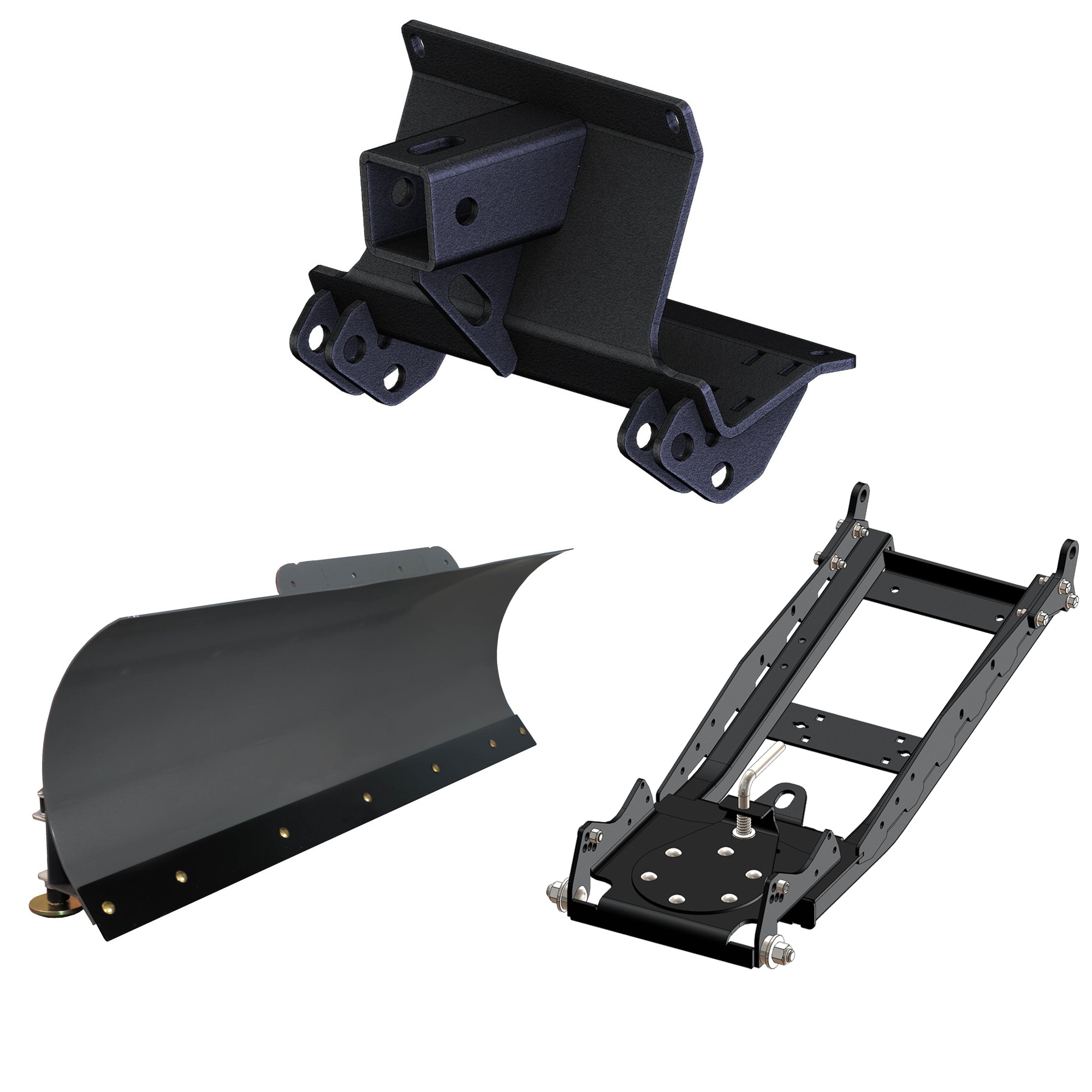 KFI UTV Snow Plow Kit For Polaris Ranger Crew XP 1000 Big Game Edition 2021-2022-60" Steel Blade - 105060