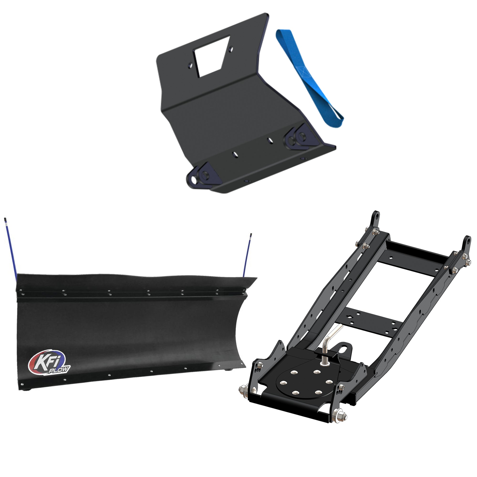 KFI UTV Snow Plow Kit For CF-Moto ZFORCE 950 G2 Sport/Trail 2023-60" Pro-Poly Blade - 105860