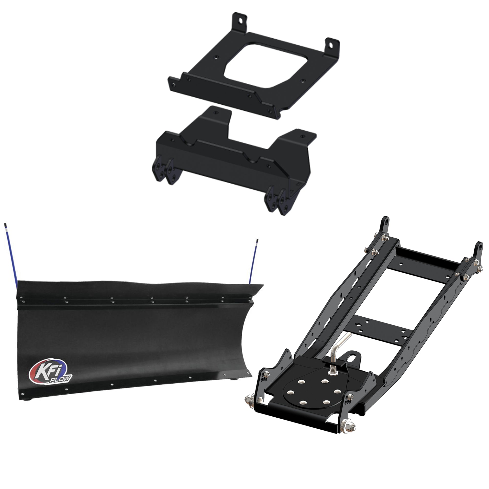 KFI UTV Snow Plow Kit For Polaris RZR XP 1000/4 1000 2024-60" Pro-Poly Blade - 105860