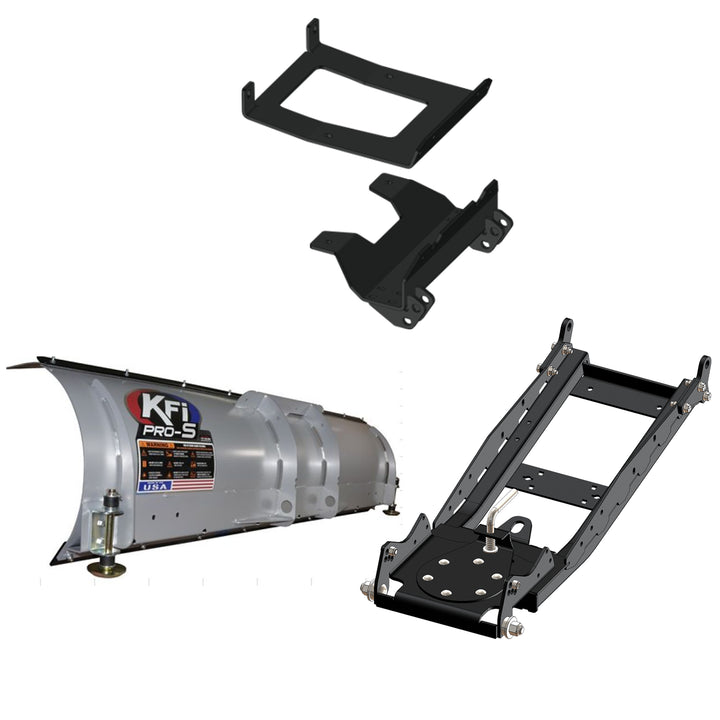 KFI UTV Snow Plow Kit With 60" Pro-Poly Blade For Polaris XPEDITION ADV/5 2024-72" Steel Blade - 105072