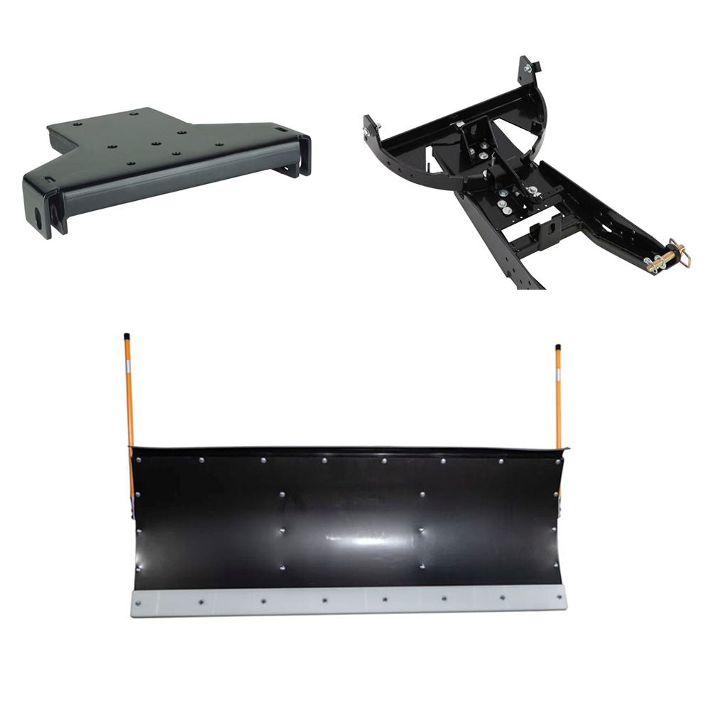 Denali 66" UTV Poly Snow Plow Kit For 2008-2014 Polaris RZR & 2012-2022 Polaris RZR 570 - MA11700_B