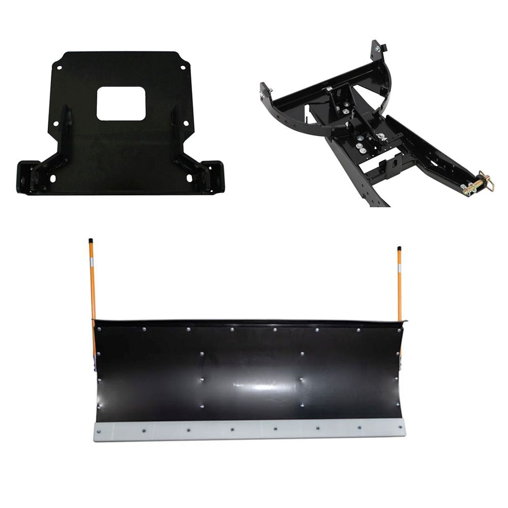 Denali 66" UTV Poly Snow Plow Kit For 2015-2020 Polaris Ranger 570 & 1000, and 2015-2021 Ranger XP900 - MA11704