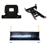 Denali 72" UTV Poly Snow Plow Kit For 2015-2020 Polaris Ranger 570 & 1000, and 2015-2021 Ranger XP900 - MA11704