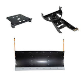 Denali 66" UTV Poly Snow Plow Kit For 2018-2025 Kawasaki Mule Pro FX/DX Series