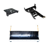 Denali 72" UTV Poly Snow Plow Kit For 2018-2025 Kawasaki Mule Pro FX/DX Series