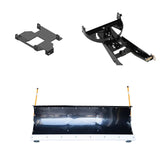 Denali 72" UTV Poly Snow Plow Kit For 2020-2025 Polaris RZR PRO XP - MA11741