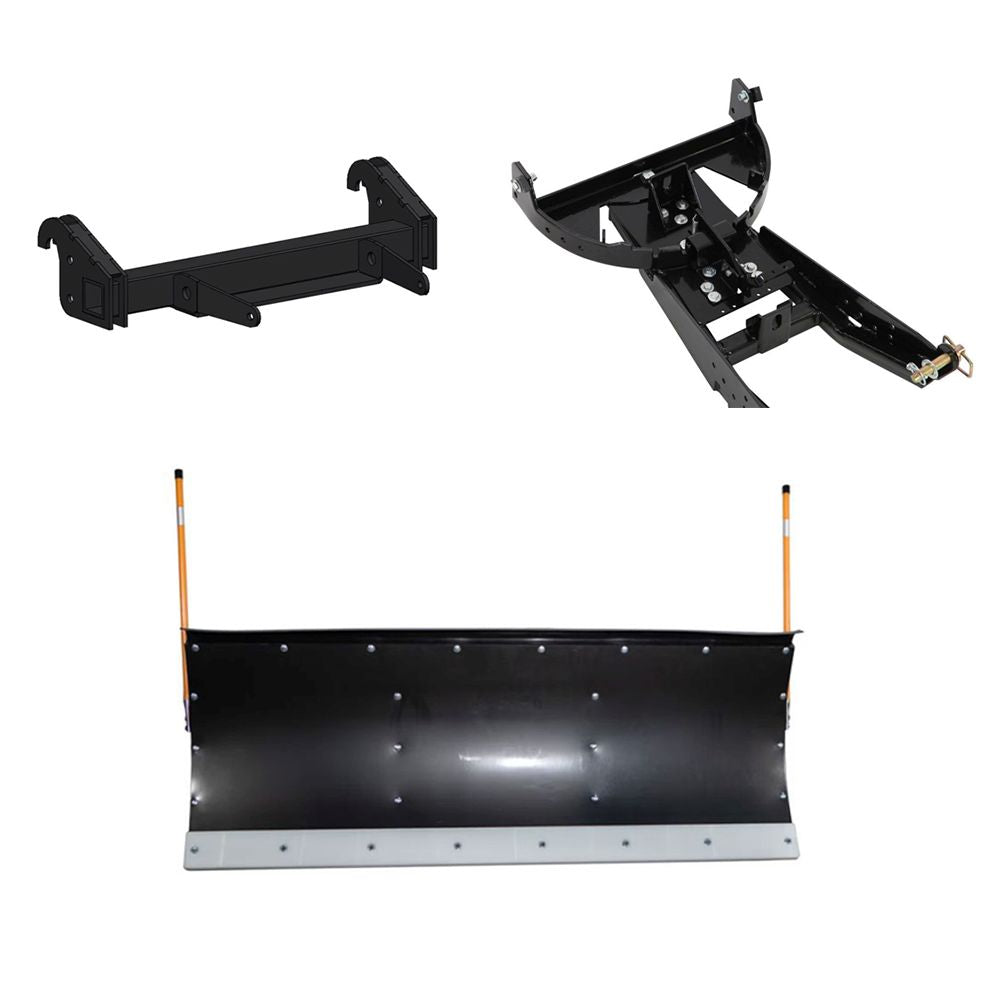 Denali 66" UTV Poly Snow Plow Kit For 2022-2025 Polaris Ranger SP570 Premium or Northstar - MA11752_C