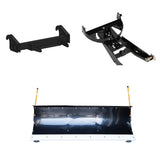 Denali 72" UTV Poly Snow Plow Kit For 2020-2026 Polaris Ranger 1000/XP1000 - MA11752