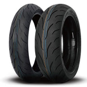 Kenda 120/70ZR17 180/55ZR17 Front and Rear Motorcycle Tires Set KM1 KM001