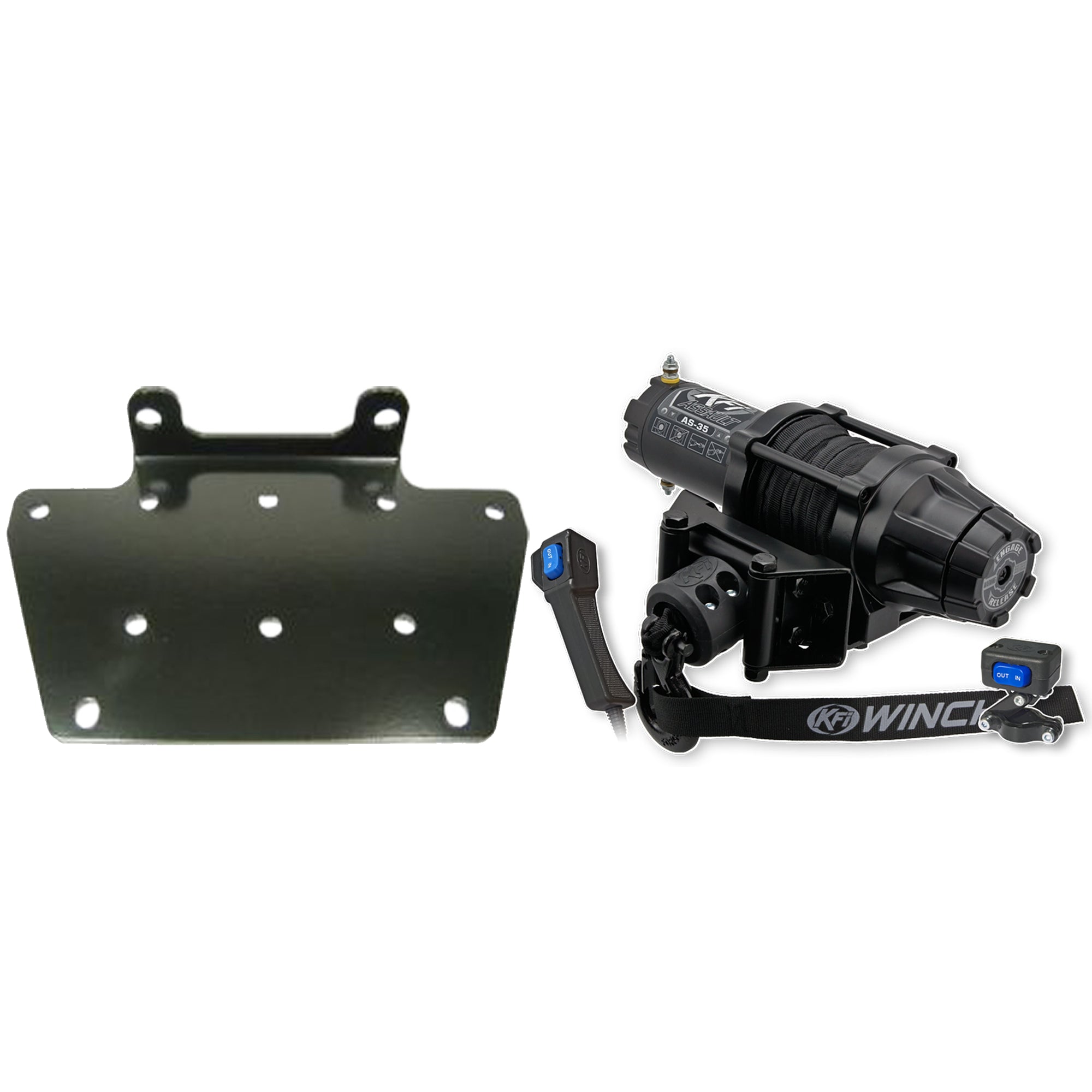 KFI Winch Kit For Yamaha Big Bear 400 4x4 2000-2006