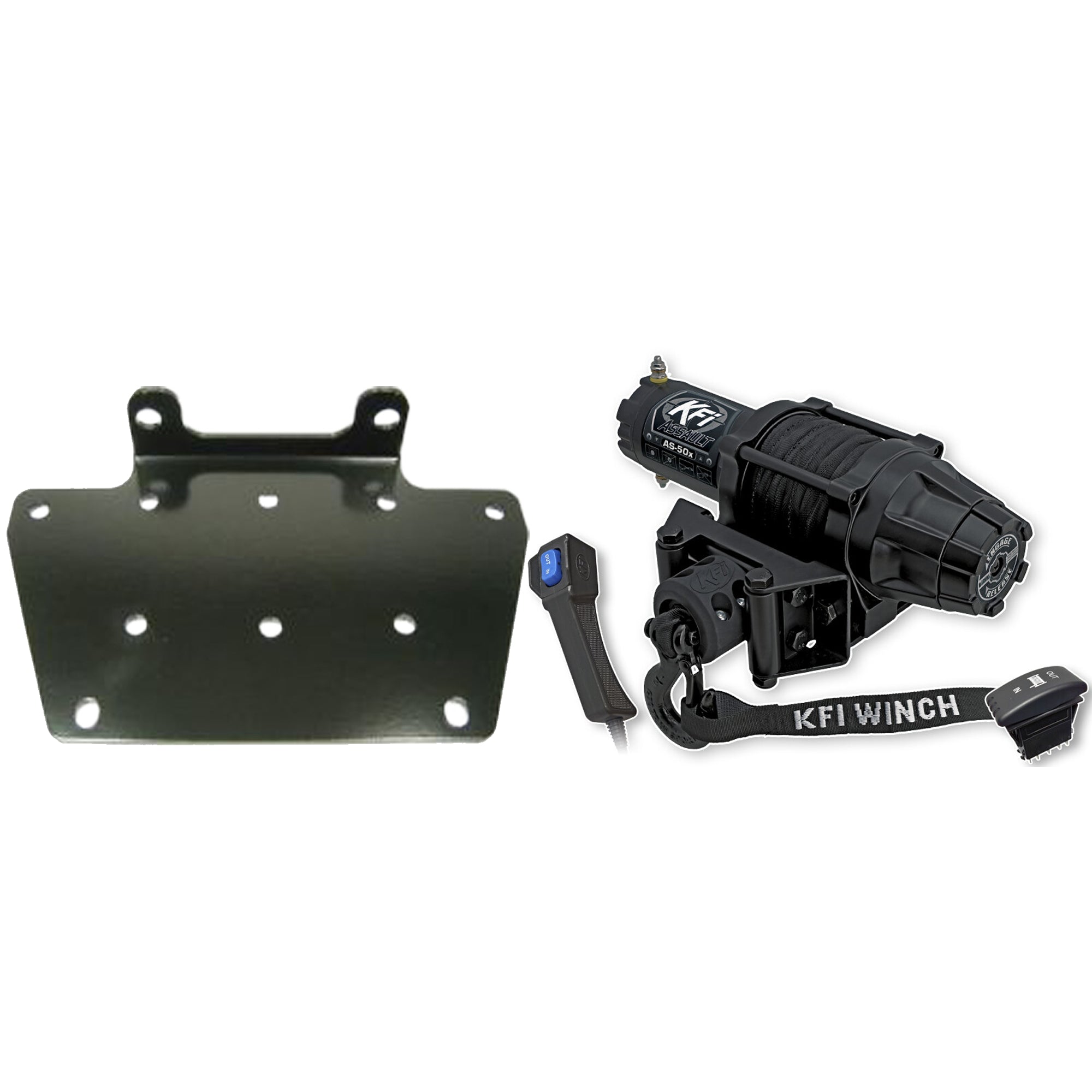 KFI Winch Kit For Yamaha Big Bear 400 2x4 2000-2005