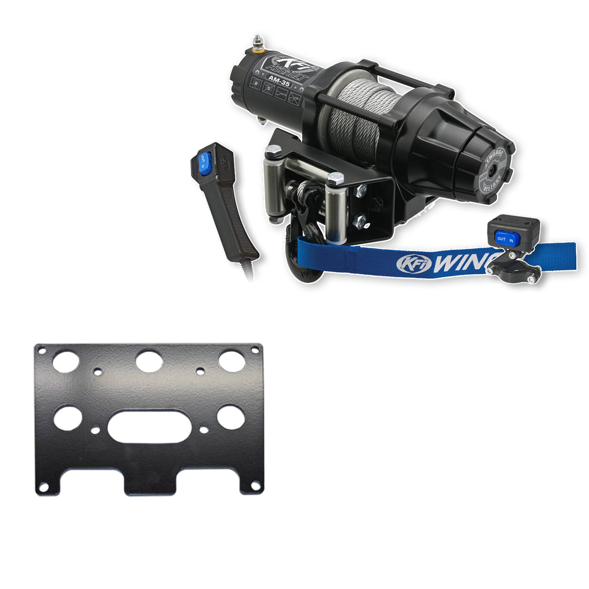 KFI Winch Kit For Arctic-Cat / Textron 500 2x4 / 4x4 2002-2004