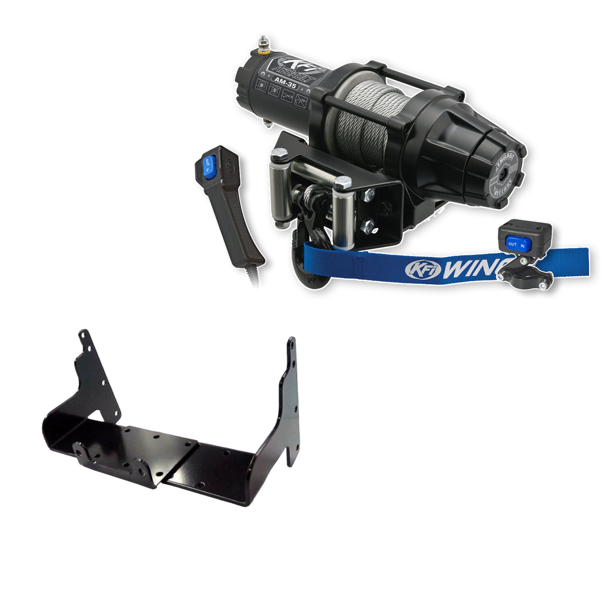 KFI Winch Kit For Polaris Xplorer 4x4 (300, 400, 500) 1995-2002