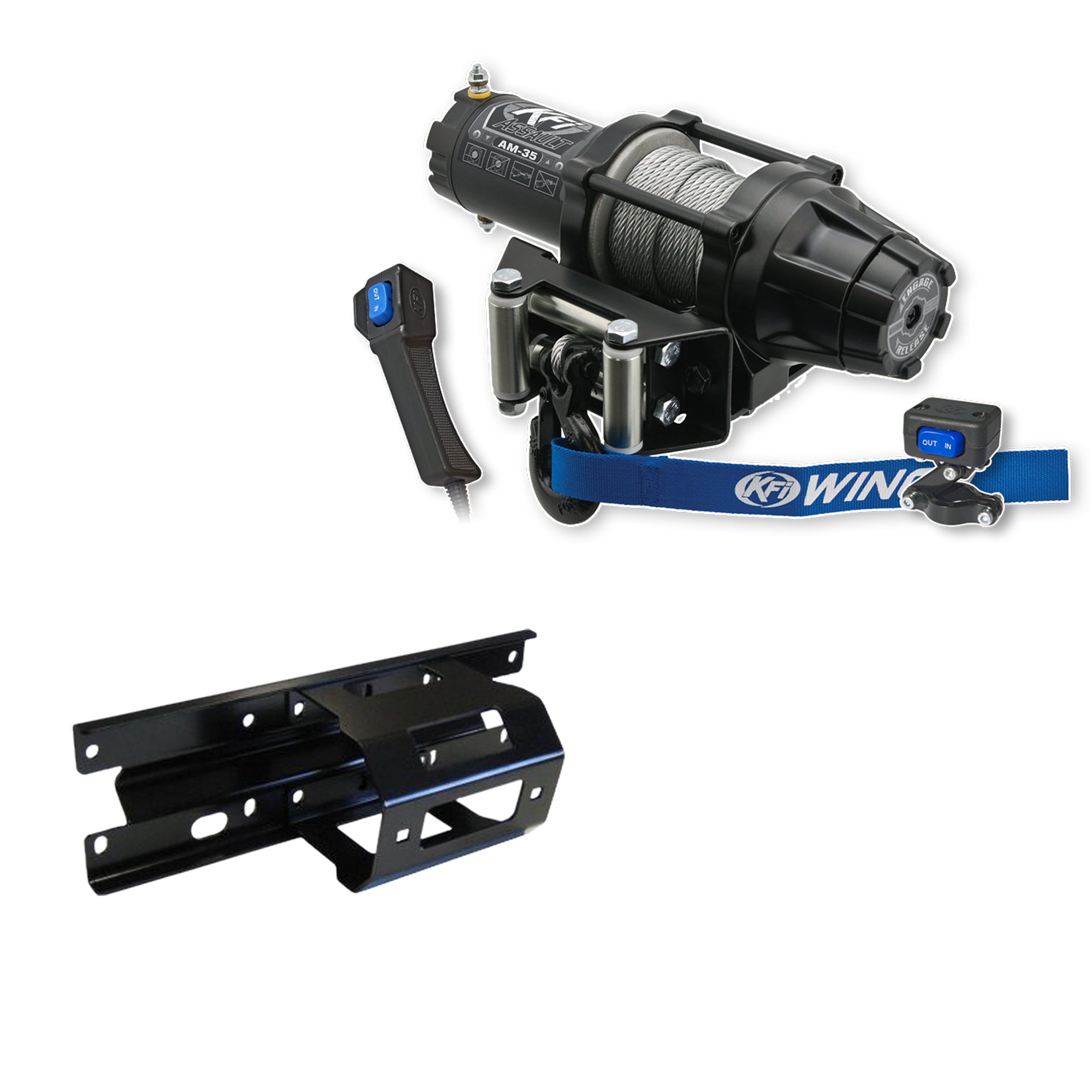 KFI Winch Kit For Polaris Sportsman 700 X2 2008