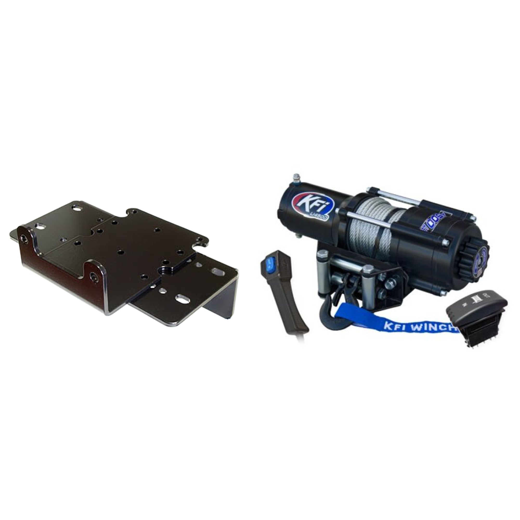 KFI Winch Kit For Kubota RTV900 / RTV1140 (w/1.25" Front Reciever) 2004-2008