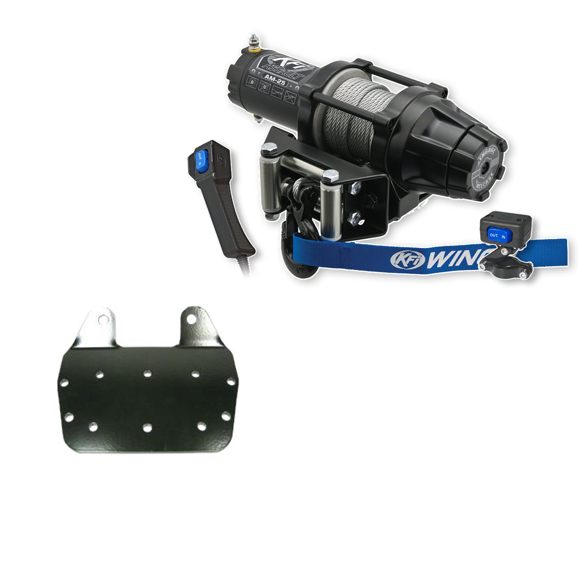 KFI Winch Kit For Yamaha Grizzly 660 4x4 2002-2008