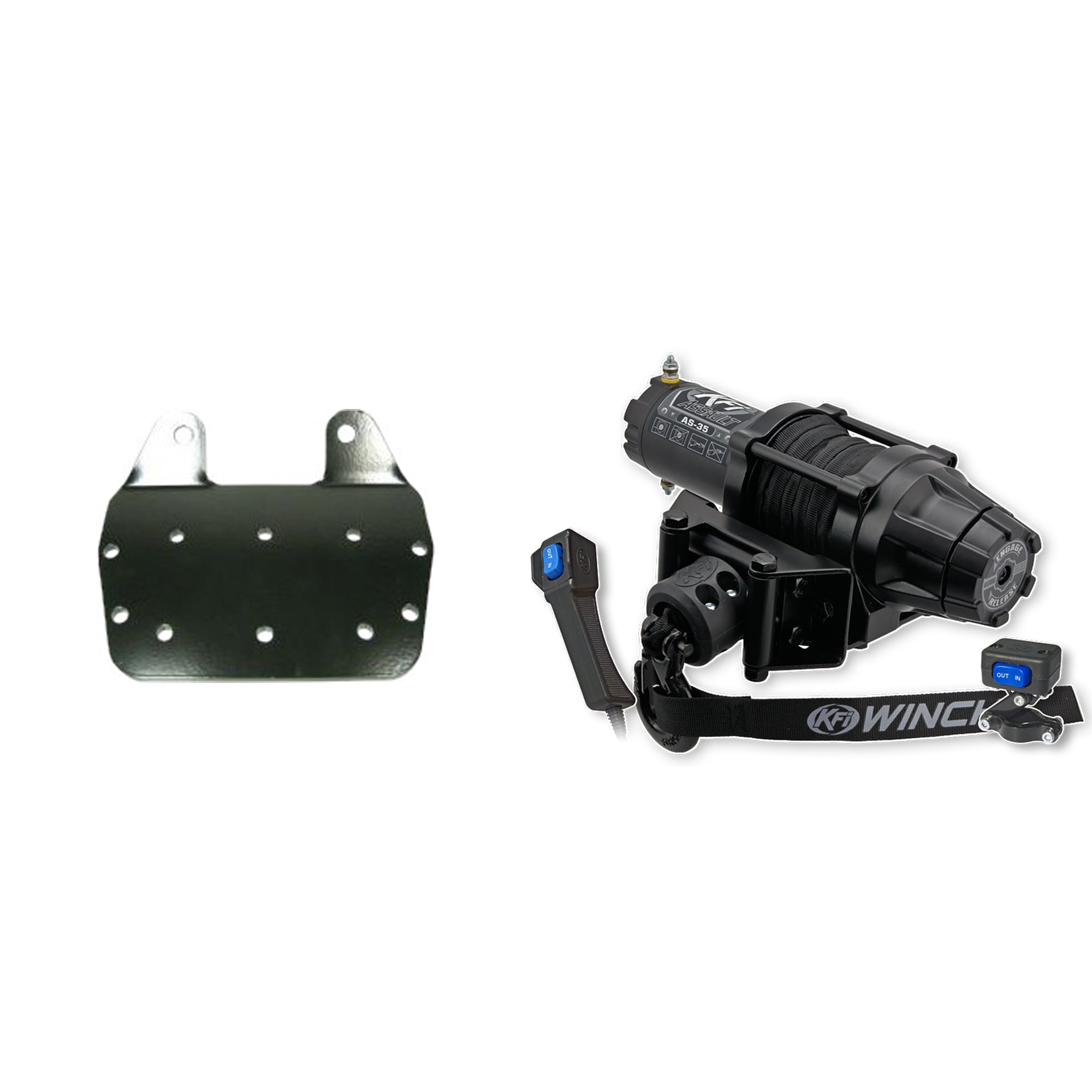 KFI Winch Kit For Yamaha Grizzly 660 4x4 2002-2008