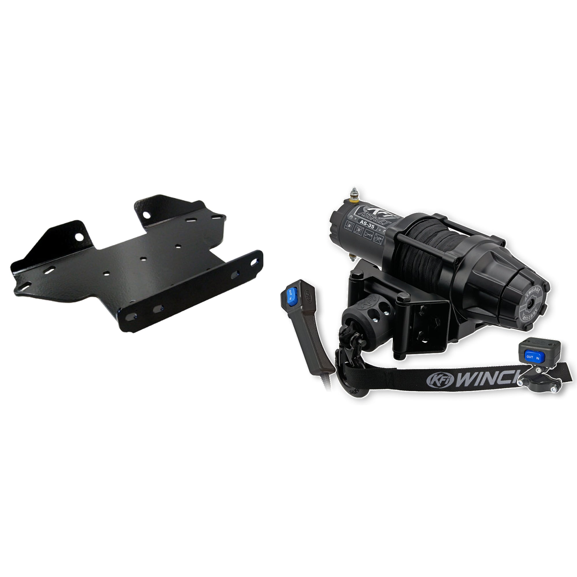 KFI Winch Kit For Kawasaki 750 Brute Force 4x4, 4x4i, 4x4i