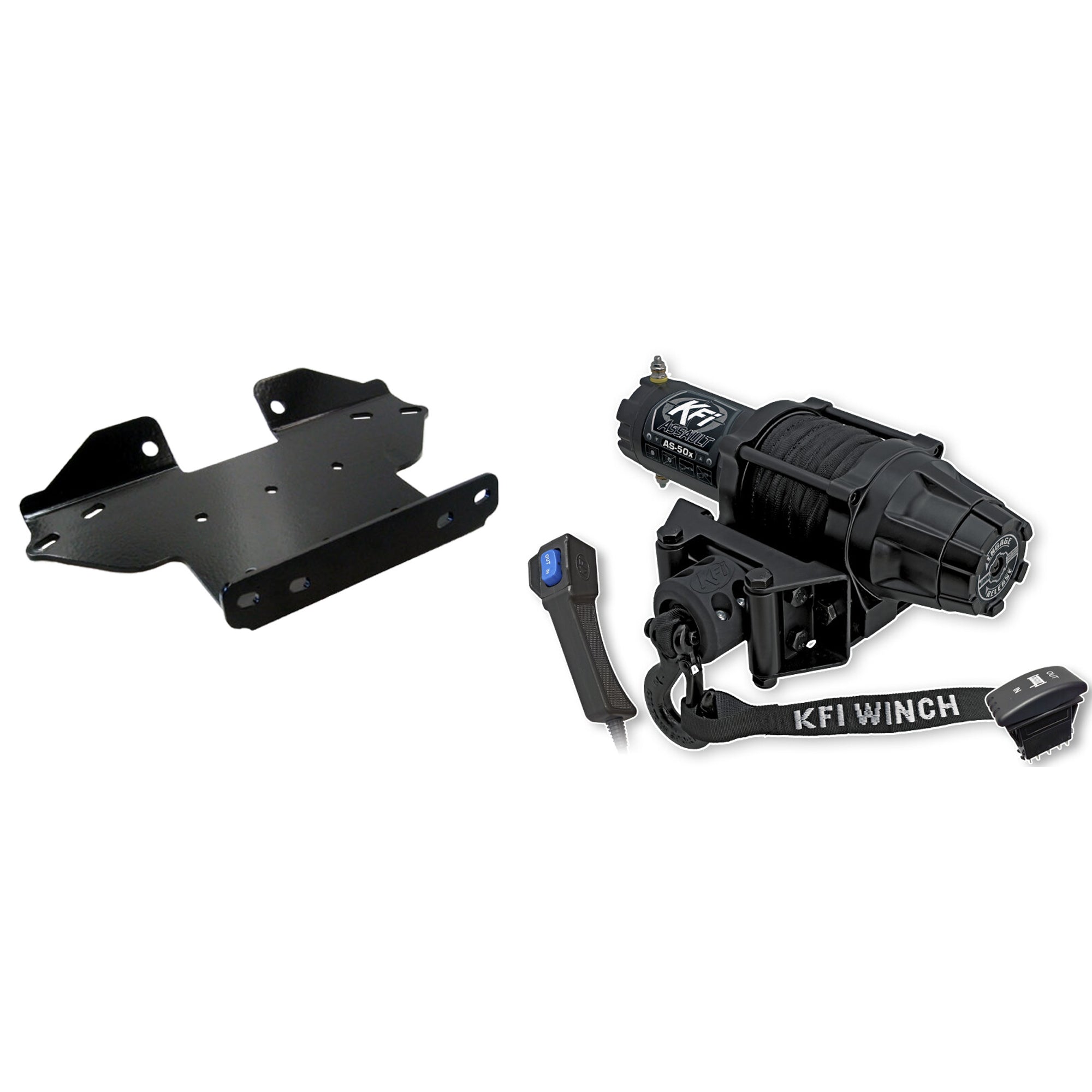 KFI Winch Kit For Kawasaki 750 Brute Force 4x4, 4x4i, 4x4i EPS 2005-2024