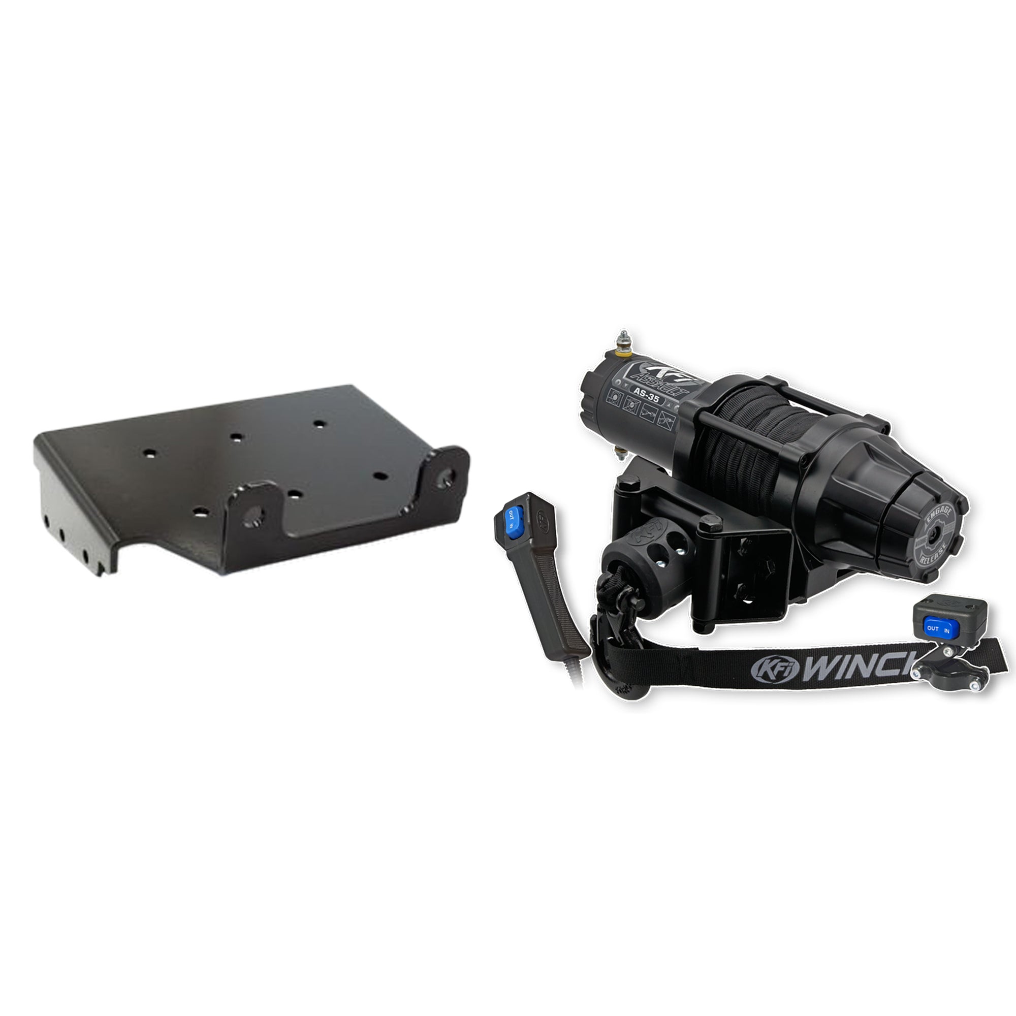 KFI Winch Kit For Suzuki Eiger 400 2x4, 4x4 2002-2007