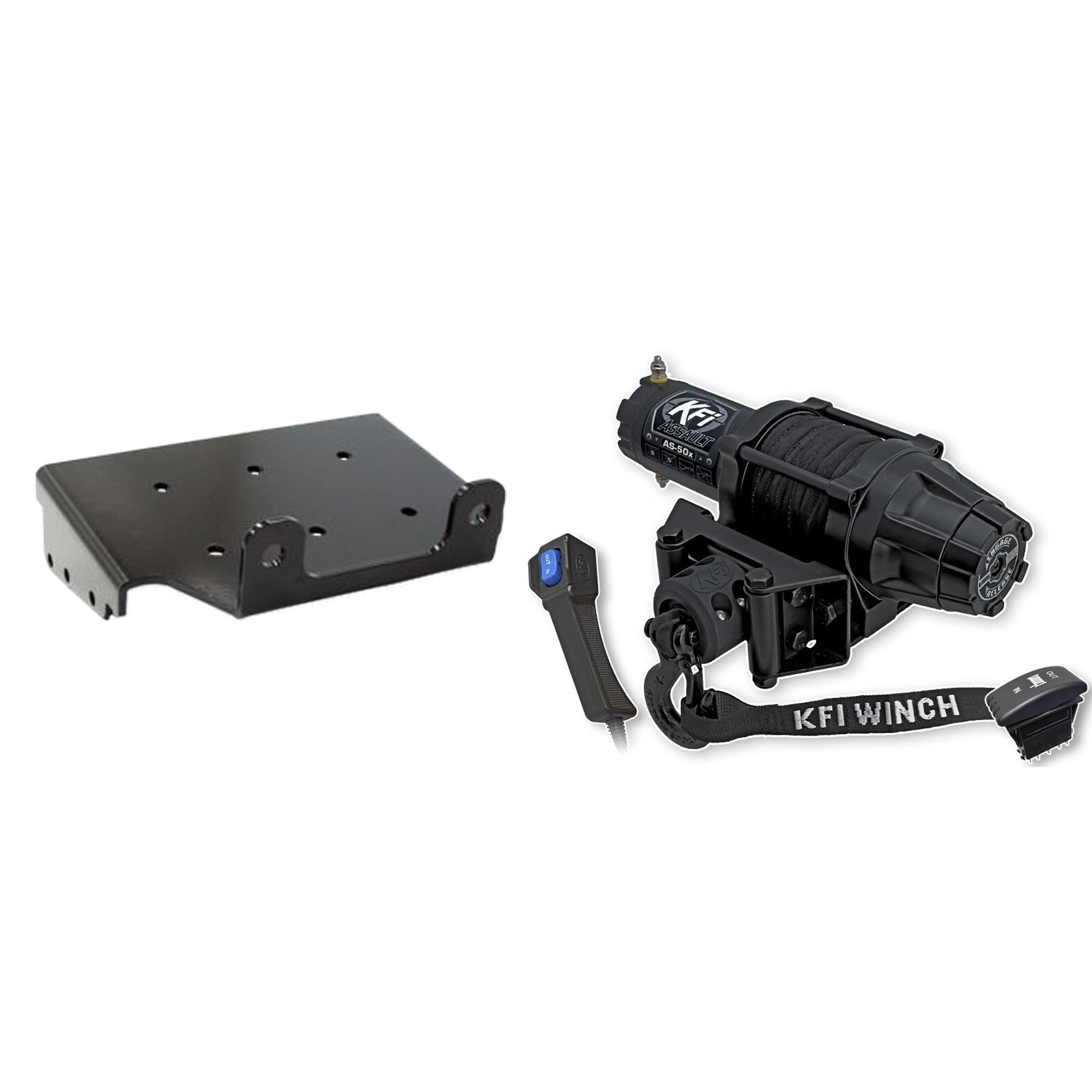 KFI Winch Kit For Suzuki Eiger 400 2x4, 4x4 2002-2007