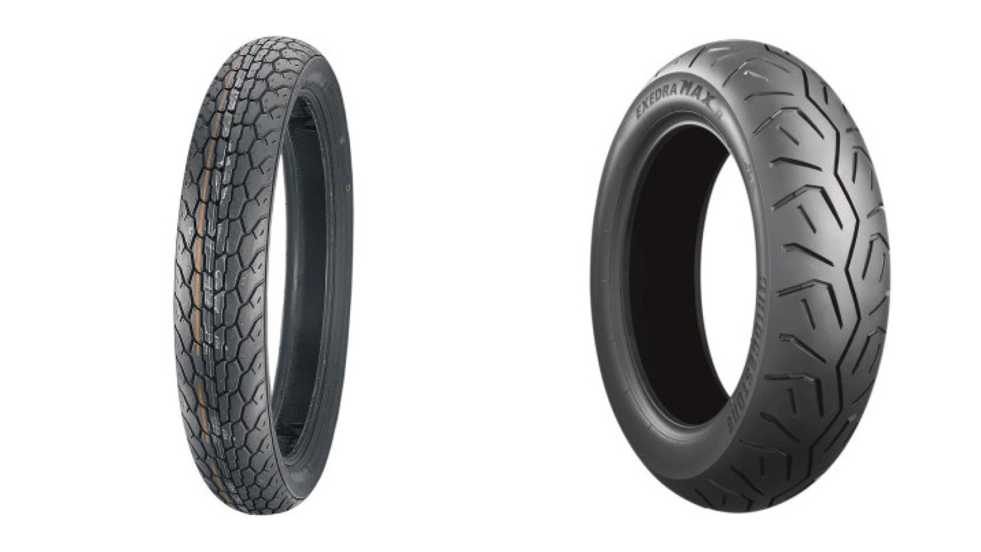 Bridgestone Exedra L309/Max 110x90x18 And And 170x80x15 Full OEM Tire Set For Yamaha V-Star 1100 Custom 99-09