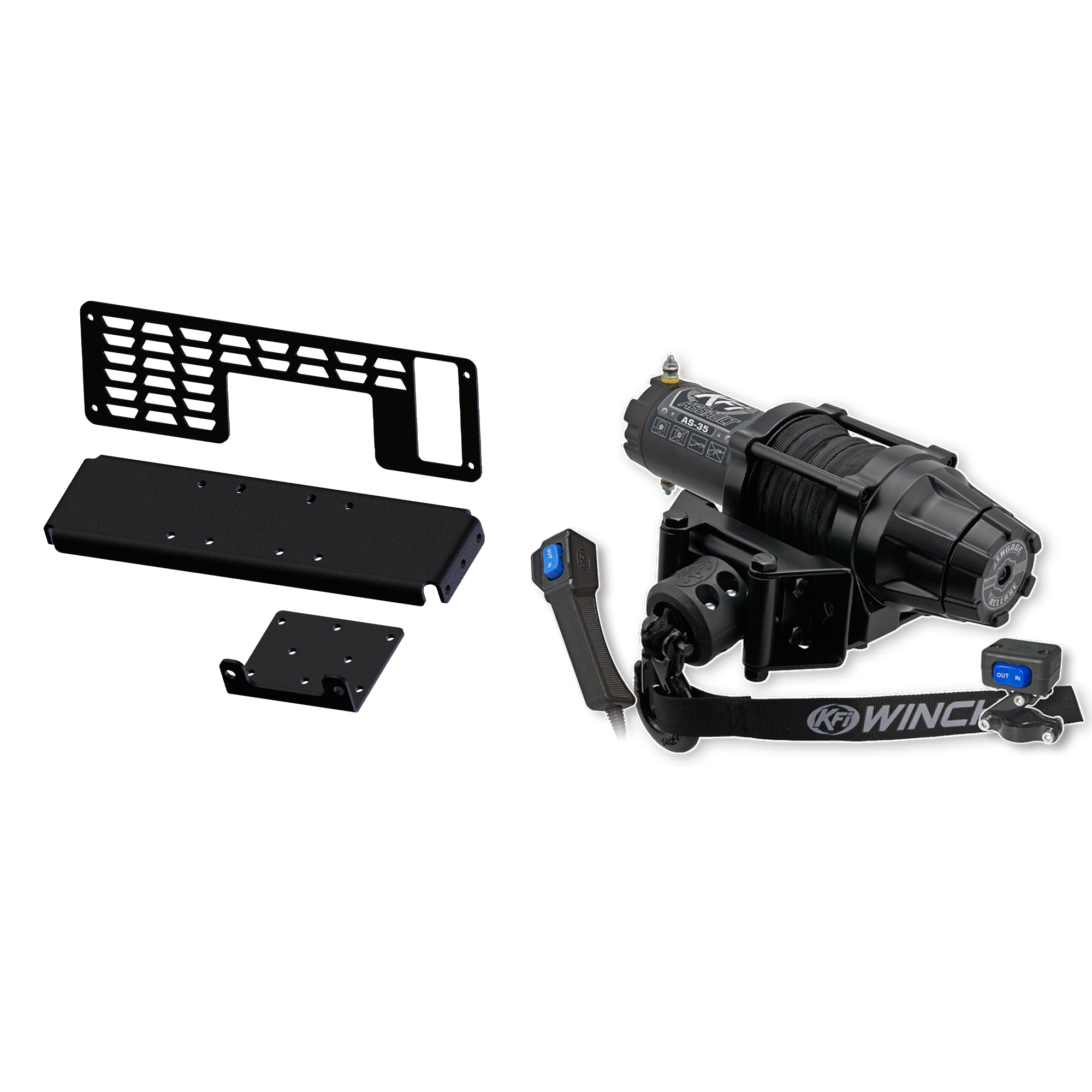 KFI Winch Kit For Polaris 500 Ranger Full-Size 2x4 2001-2008