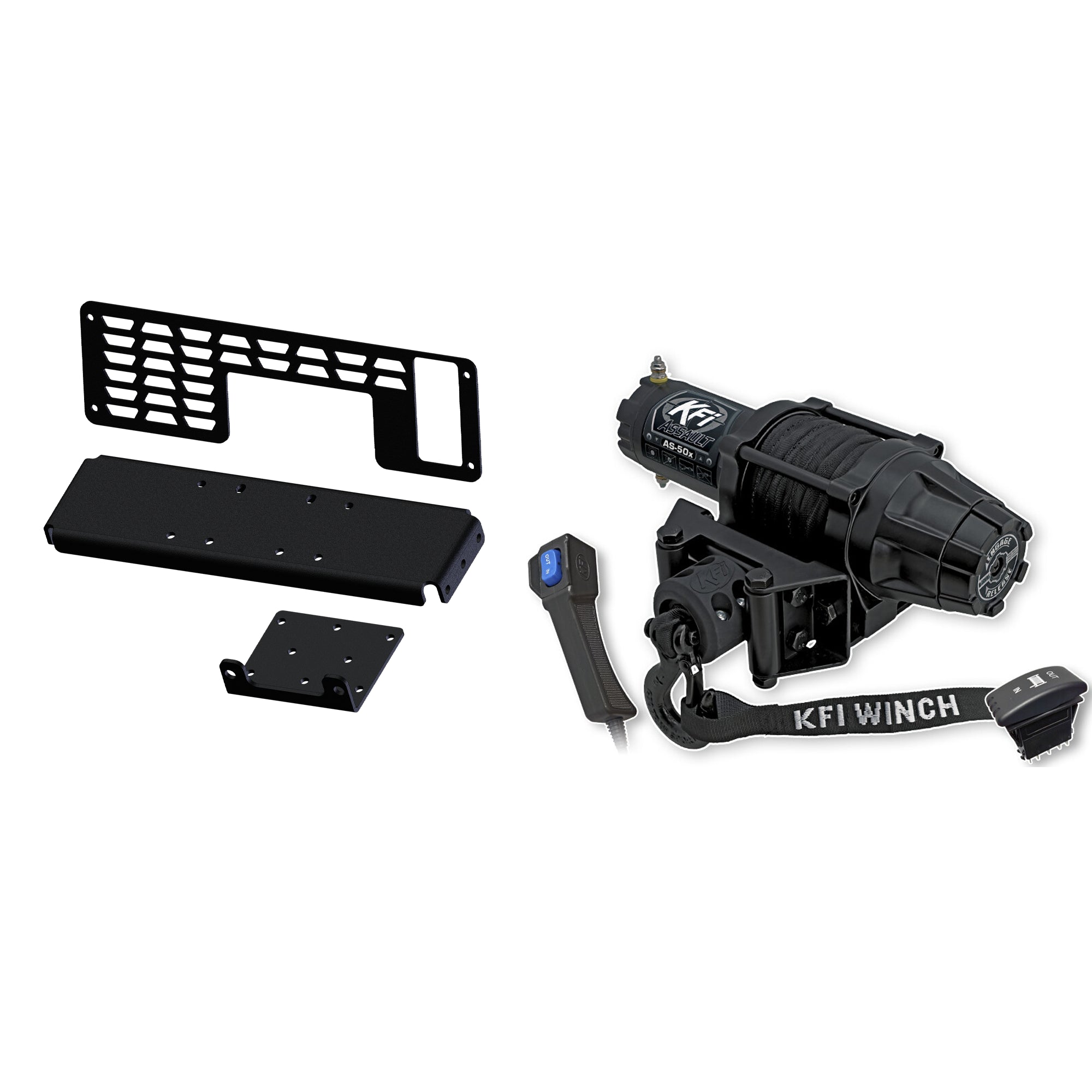 KFI Winch Kit For Polaris 500 Ranger Full-Size 2x4 2001-2008